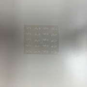 3D Sticker weiss XF 148